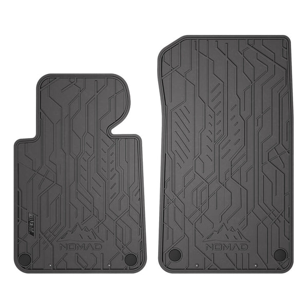 Tappetini in gomma anteriori BMW Serie 3 E46, fabbricazione 1998 - 08.2005, carrozzeria auto famigliare (2 pz.) | ND0660