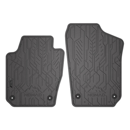 Tappetini in gomma anteriori Seat Ibiza IV, fabbricazione 02.2010 - 07.2016, carrozzeria auto famigliare (2 pz.) | ND0404