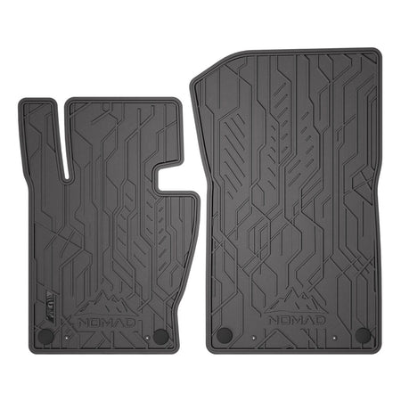 Tappetini in gomma anteriori BMW X3 E83, fabbricazione 01.2004 - 10.2010, carrozzeria suv (2 pz.) | ND0667