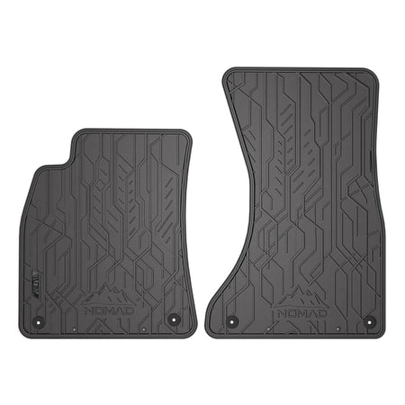 Tappetini in gomma anteriori Audi A4 B8, fabbricazione 04.2008 - 10.2015, carrozzeria auto famigliare (2 pz.) | ND0722
