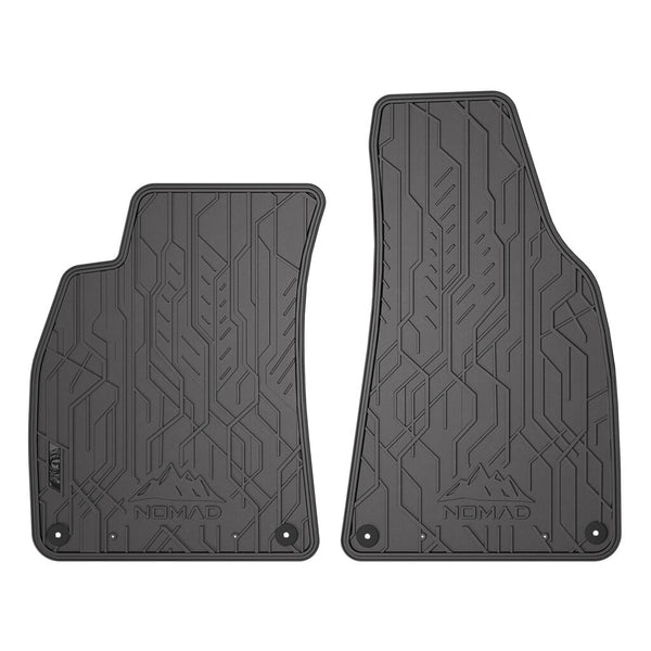 Tappetini in gomma anteriori Audi A4 B7, fabbricazione 11.2004 - 10.2007, carrozzeria berlina (2 pz.) | ND0729