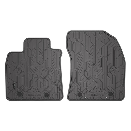 Tappetini in gomma anteriori Toyota Avensis III, fabbricazione 01.2009 - 08.2018, carrozzeria auto famigliare (2 pz.) | ND0802