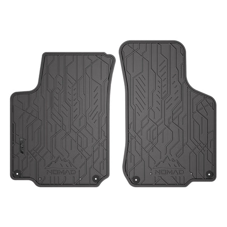 Tappetini in gomma anteriori Volkswagen Bora I, fabbricazione 1998 - 2005, carrozzeria auto famigliare (2 pz.) | ND0012