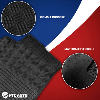 Tappetini auto in gomma Mercedes EQC, fabbricazione 05.2019 - presente, carrozzeria suv | 903430