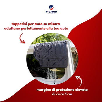 Tappetini in gomma anteriori Volkswagen Fox, fabbricazione 2004 - 12.2011, carrozzeria hatchback (2 pz.) | ND0015
