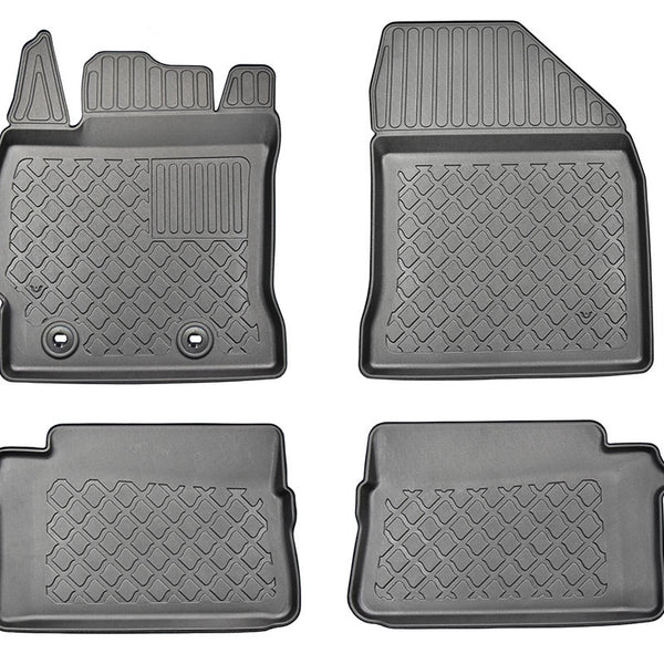 Tappetini auto a vaschetta Toyota Auris II, fabbricazione 07.2013 - 12.2018, carrozzeria auto famigliare #2 - 1