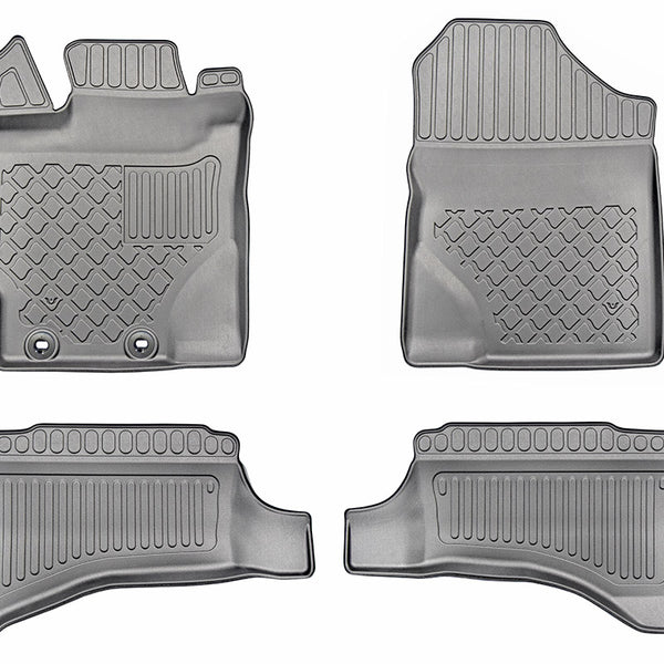 Tappetini auto a vaschetta Toyota Yaris III Hybrid, fabbricazione 2015 - 08.2020, carrozzeria berlina, ibrido #1 - 1