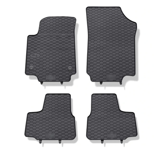 Tappetini auto in gomma Volkswagen up!, fabbricazione 09.2011 - presente, carrozzeria berlina #1 - 1