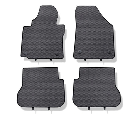 Tappetini auto in gomma Volkswagen Caddy, fabbricazione 2004 - 10.2020, carrozzeria van, 5 posti #1