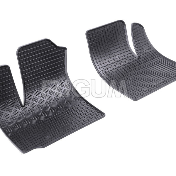 Tappetini auto in gomma Fiat Doblo I, fabbricazione 2001 - 2010, carrozzeria van, 2 posti #1 - 1