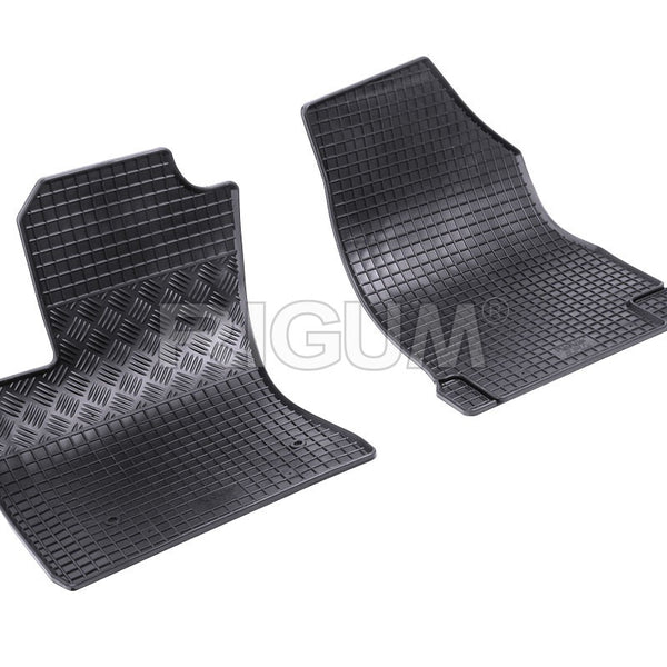 Tappetini auto in gomma Fiat Doblo II, fabbricazione 2010 - presente, carrozzeria van, 2 posti #1 - 1