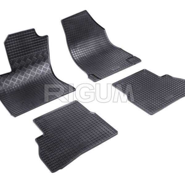 Tappetini auto in gomma Fiat Doblo II, fabbricazione 2010 - presente, carrozzeria van, 5 posti #1 - 1