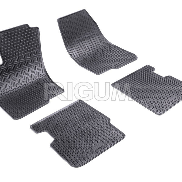 Tappetini auto in gomma Fiat Punto Evo, fabbricazione 2009 - 2012, carrozzeria berlina #1 - 1