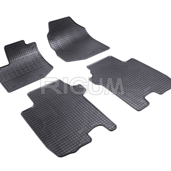 Tappetini auto in gomma Honda Jazz II, fabbricazione 11.2008 - 08.2015, carrozzeria berlina #1 - 1