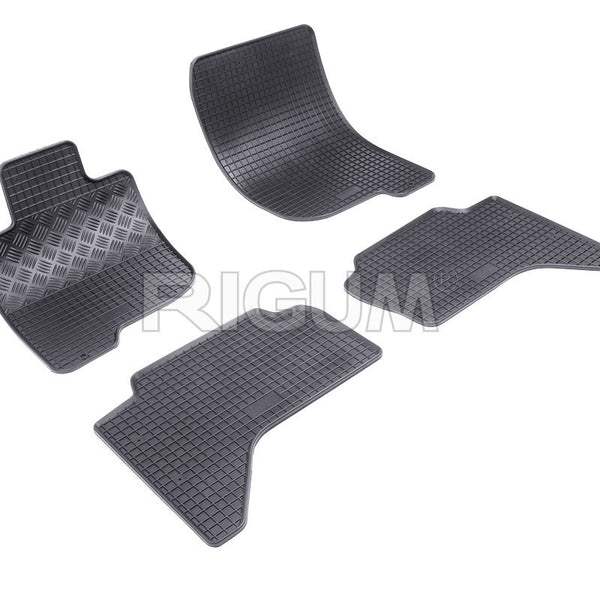 Tappetini auto in gomma Mitsubishi L200, fabbricazione 2007 - 05.2015, carrozzeria pick-up #1 - 1