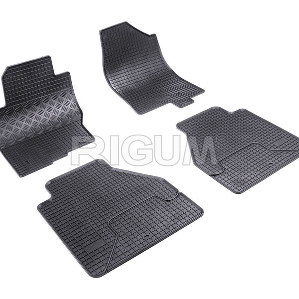 Tappetini auto in gomma Nissan Navara, fabbricazione 2010 - 2015, carrozzeria pick-up #2 - 1