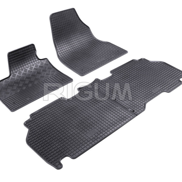 Tappetini auto in gomma Renault Kangoo II, fabbricazione 2008 - presente, carrozzeria van, 5 posti #1 - 1