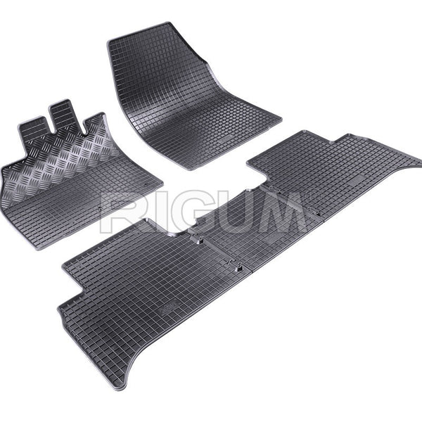 Tappetini auto in gomma Renault Scenic Grand III, fabbricazione 04.2009 - 11.2016, carrozzeria van #1 - 1