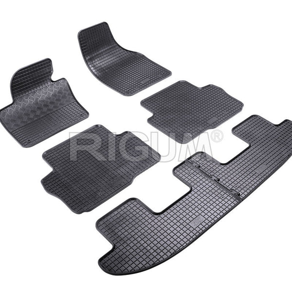 Tappetini auto in gomma Seat Alhambra II, fabbricazione 09.2010 - presente, carrozzeria van, 7 posti #1 - 1