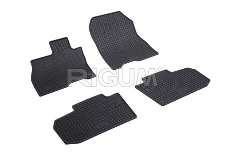 Tappetini auto in gomma Nissan Leaf II, fabbricazione 01.2018 - presente, carrozzeria hatchback | 904536