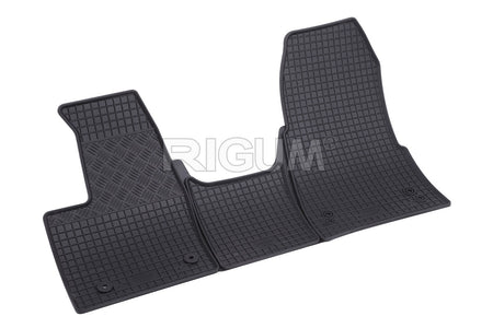 Tappetini auto in gomma Ford Transit Custom, fabbricazione 2018 - presente, carrozzeria van, cambio automatico #1