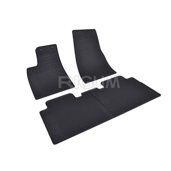 Tappetini auto in gomma Tesla Model X, fabbricazione 10.2016 - presente, carrozzeria suv #1 - 1