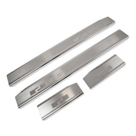 Protezione soglia porta in acciaio inossidabile Mercedes Sprinter II, fabbricazione 2006 - 2015, carrozzeria van #1