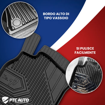 Tappetini auto a vaschetta Skoda Fabia II, fabbricazione 03.2007 - 10.2014, carrozzeria auto famigliare #2 - 4